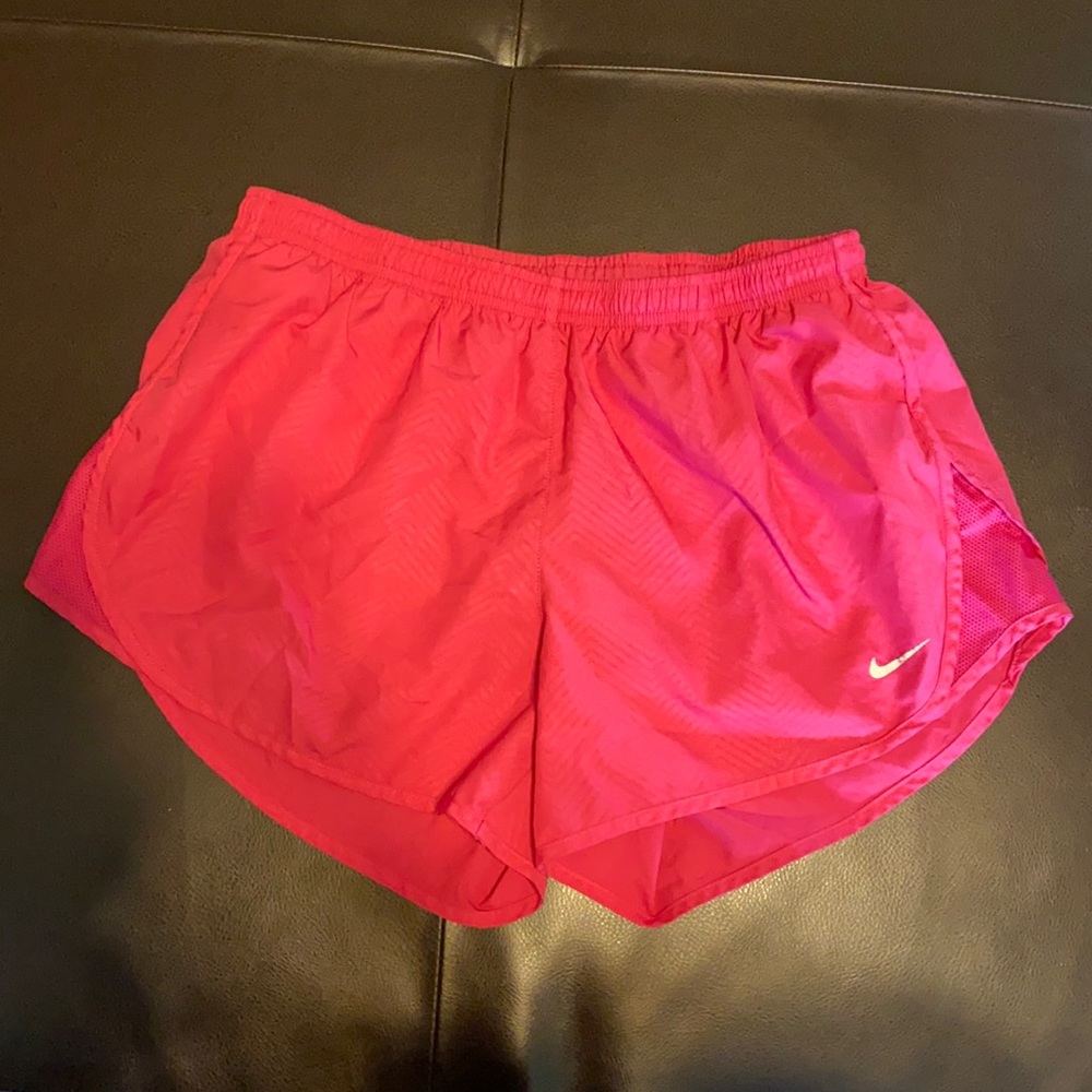 Pink nike shorts